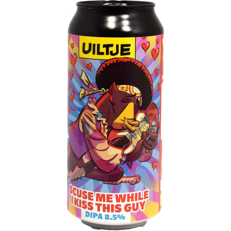 - Uiltje - Scuse Me While I Kiss This Guy DIPA 8.5% Blik 440ml