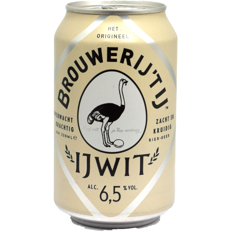 - t IJ - IJwit Blik 330ml 6.5%