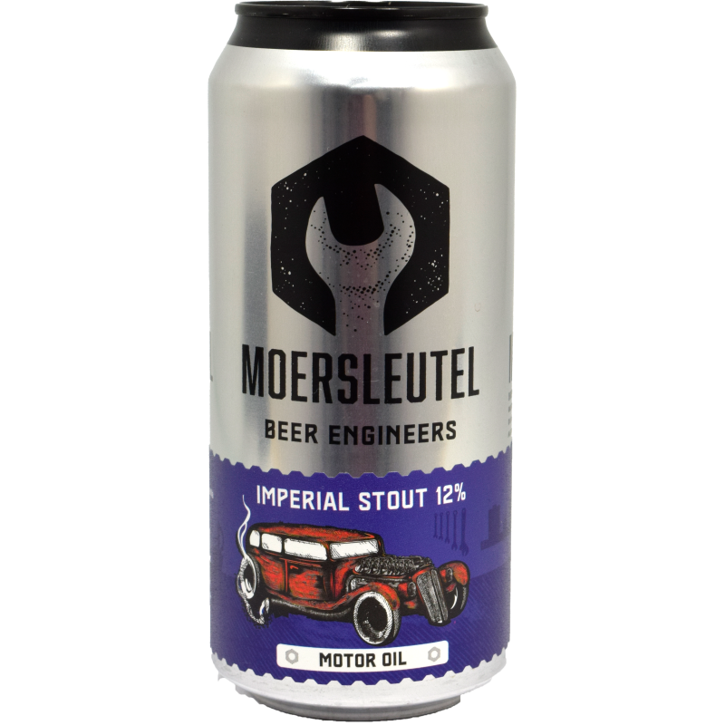 - Moersleutel - Motor Oil Imperial Stout 12% Blik 440ml