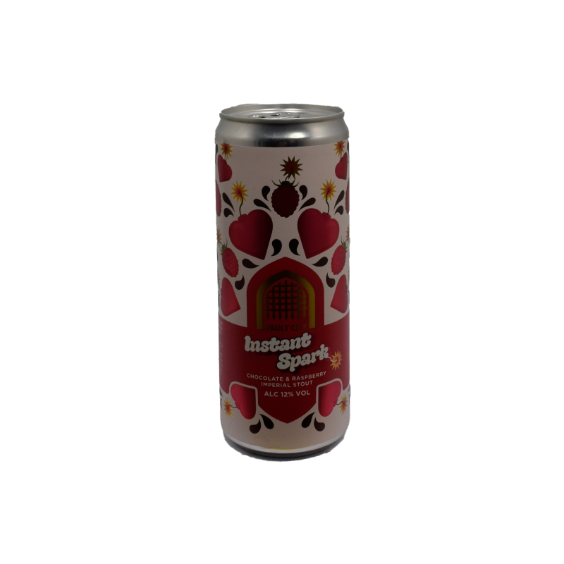- Vault City - Instant Sparkle Choc Raspb Imperial Stout 12% Blik 330ml