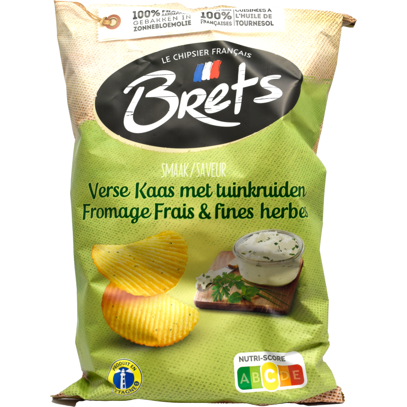 - Brets - Kaas Tuinkruiden Chips 125g