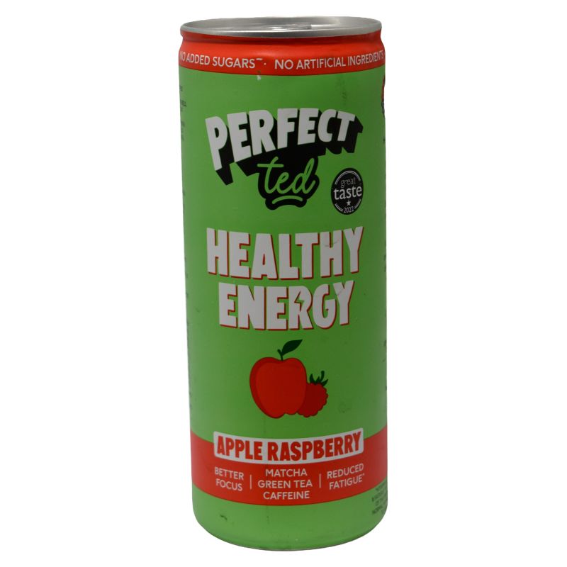- Perfect Ted - Healty Energy Apple Raspberry Blik 250ml