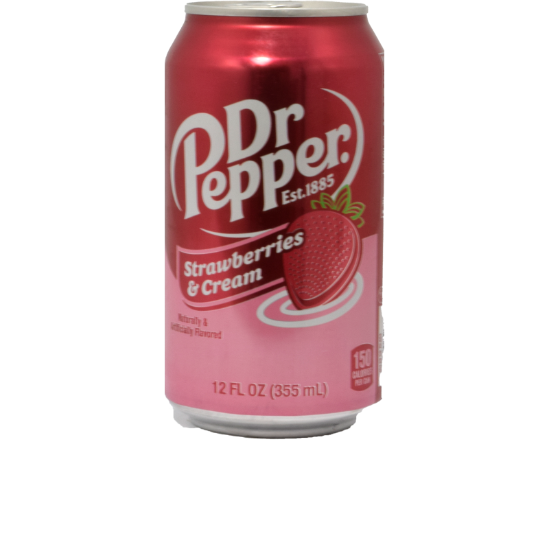 - Dr.Pepper - Strawberries & Cream Soda Blik 355ml