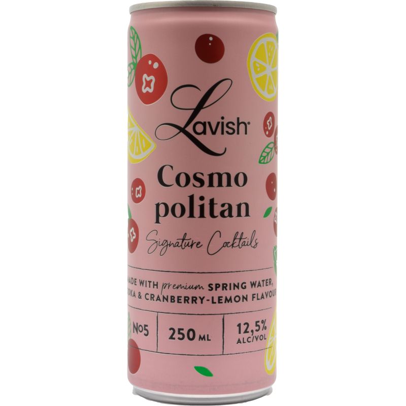 - Lavish - Cosmopolitan Signature Cocktail Blik 250ml 12.5%