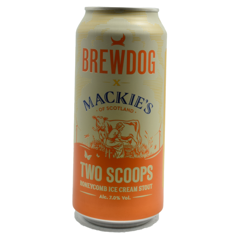 - Brewdog - Two Scoops Ice Cream Stout 7% Blik 440ml