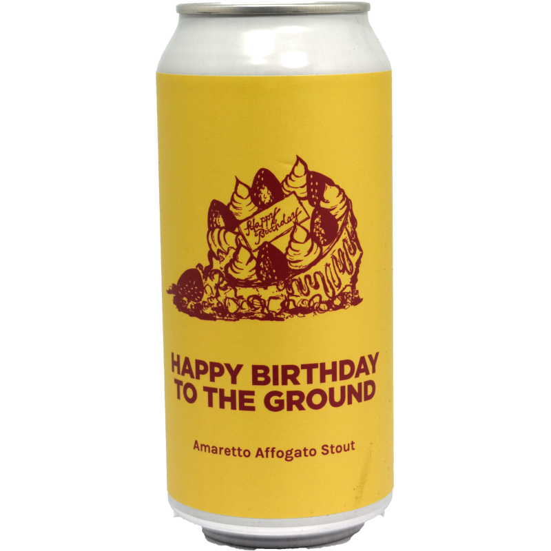 - Pomona - Happy Birthday To The Ground Amaretto Affogato Stout Blik 440ml 6.5%
