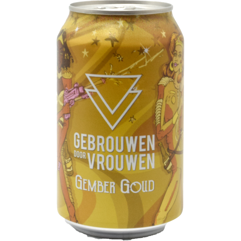 - Gebrouwen Door Vrouwen - Gember Goud Pale Ale 4.6% Blik