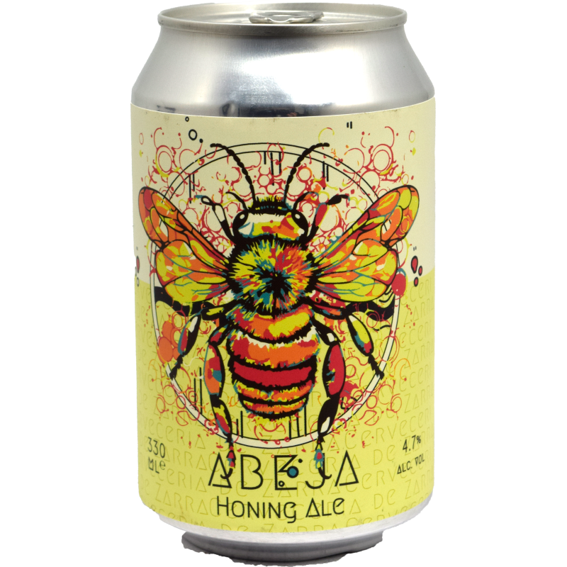 - Cerveceria De Zarra - Abeja Honing Ale Blik 330ml 4.7%