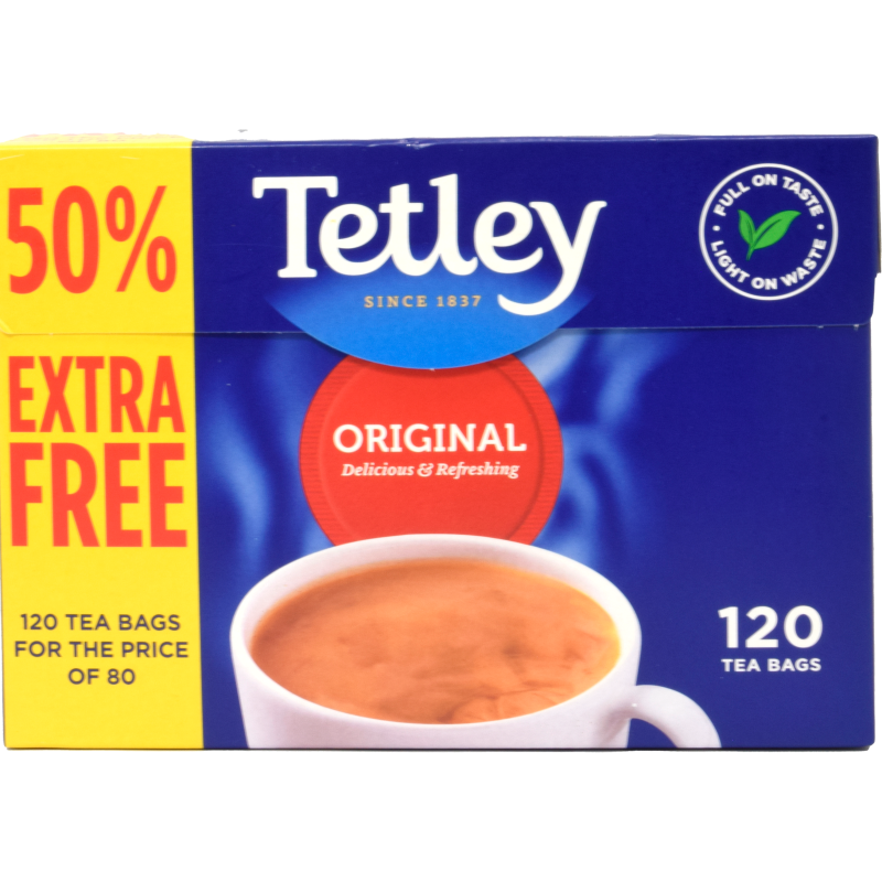 - Tetley Original Tea 80+40st