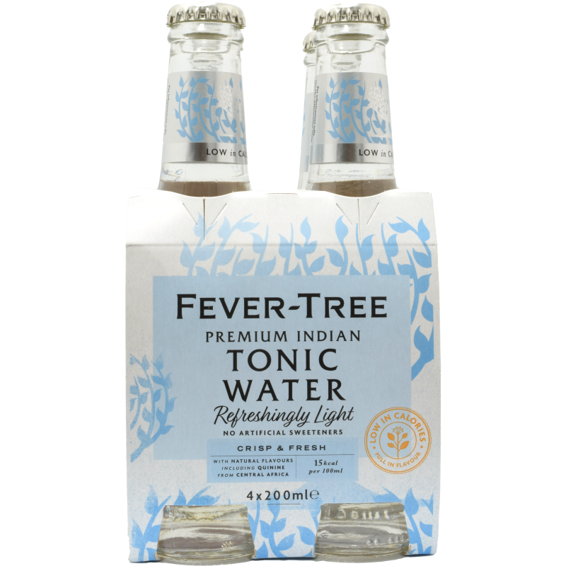 - FeverTree - Tonic Water Light 4x200ml