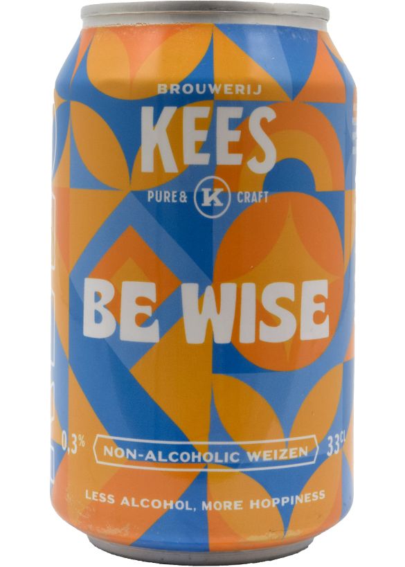 - Kees - Be Wise Non Alcoholic Weizen 0.3% Blik 330ml