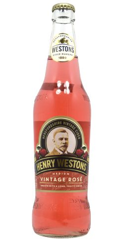 - Henry Westons - Medium Vintage Rosé Cider 500ml