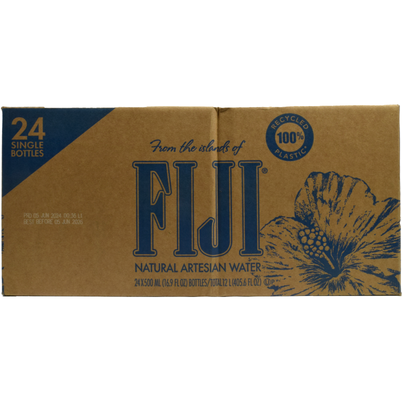 - Fiji water 24x500ml