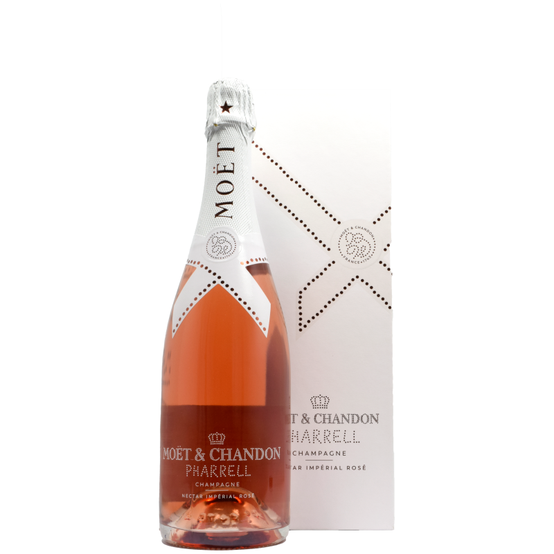 - Moët & Chandon - Pharrell Nectar Impérial Rose Champagne Giftbox