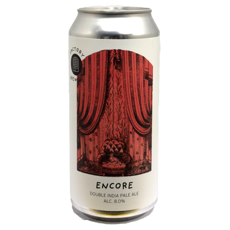 - Factory Brewing - Encore DIPA Blik 440ml 8%
