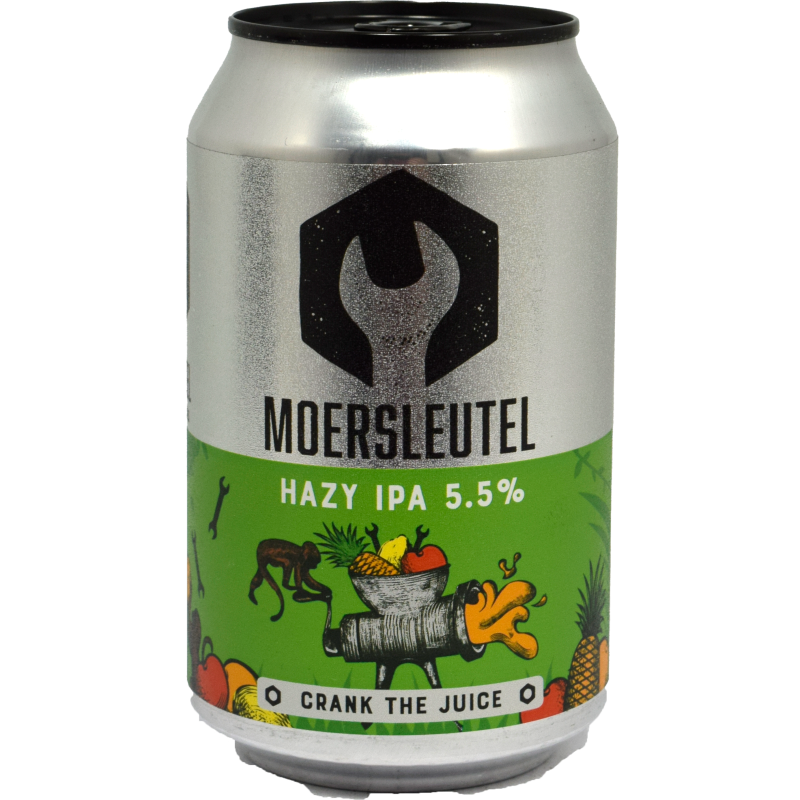 - Moersleutel - Crank The Juice Hazy IPA Blik 330ml 5.5%