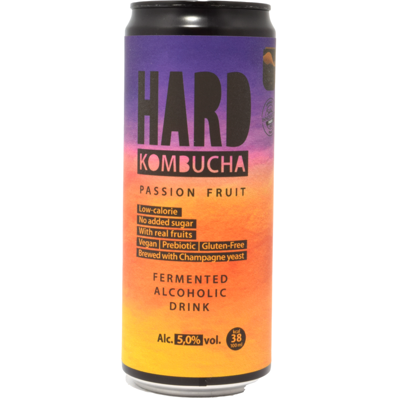 - Rudy - Hard Kombucha Passion Fruit 5%