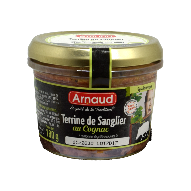 - Arnaud - Terrine De Sanglier/Wildzwijn au Cognac 180gr
