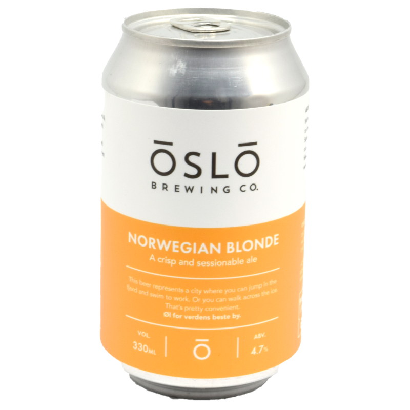 - Oslo Brewing Co - Norwegian Blonde 4.7% Blik