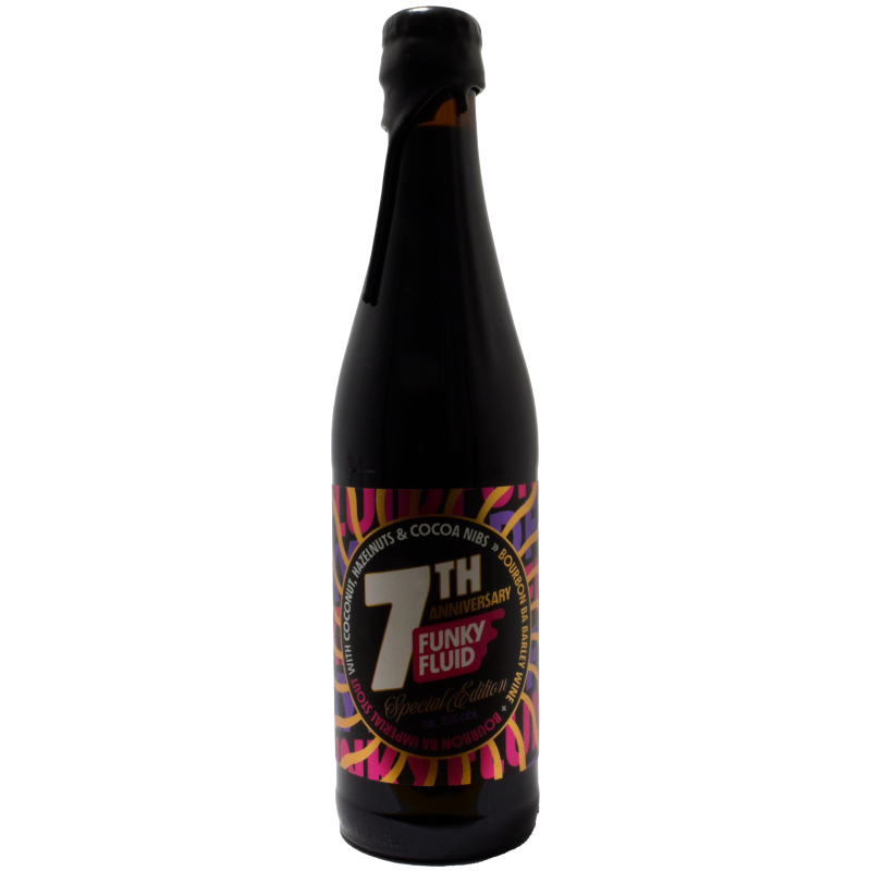 - Funky Fluid - 7th Anniversary BBA Coconut, Hazelnuts & Cocoa Nibs Barleywine/Stout 15%