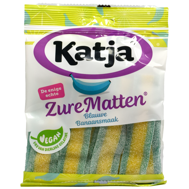 - Katja - Zure Matten Blauwe Banaan Smaak 125gr