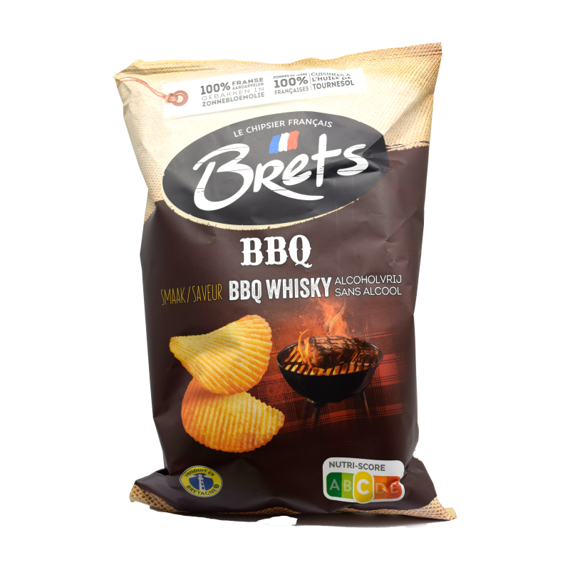 - Brets - Bbq Whisky Chips 125gr