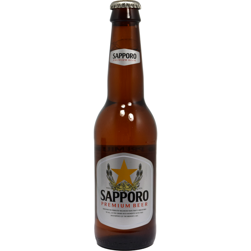 - Sapporo - Premium Beer 330ML 4.8%