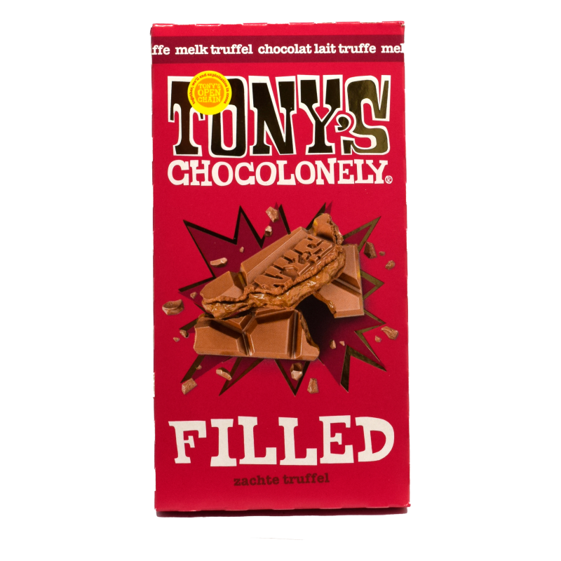 - Tony''s Chocolonely - Filled Zachte Truffel 127 Gram
