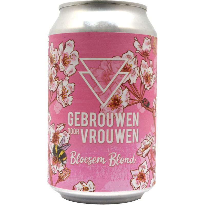 - Gebrouwen Door Vrouwen - Bloesem Blond Blik 330ml