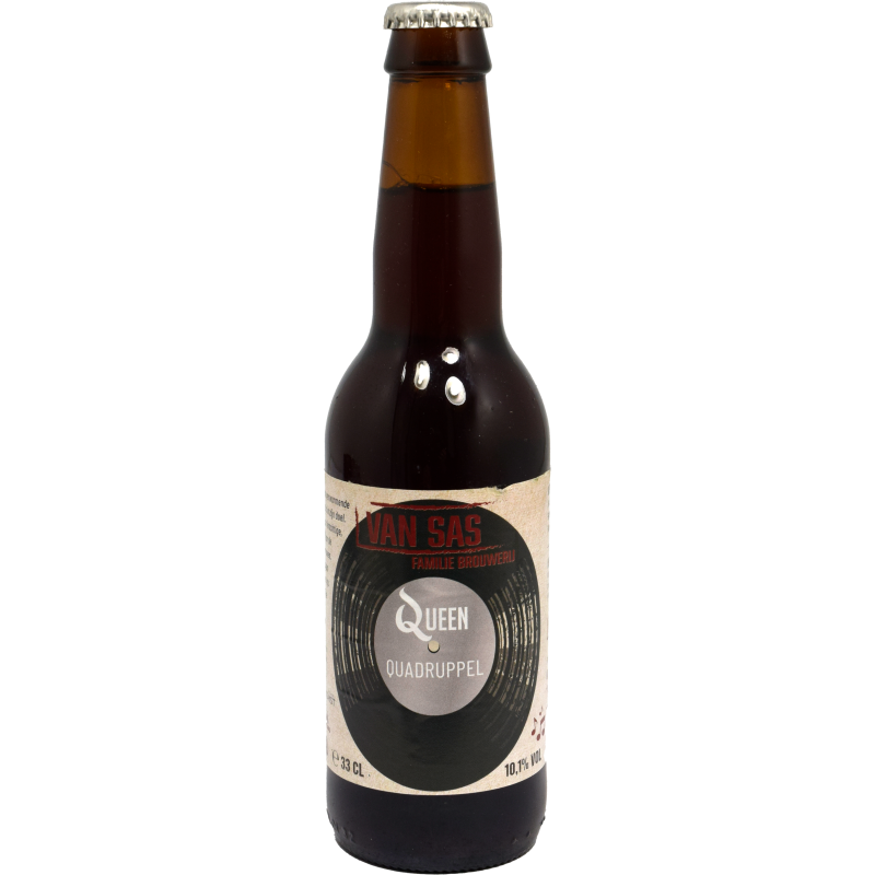 - Van Sas - Queen Quadrupel Fles 33cl 10.10%
