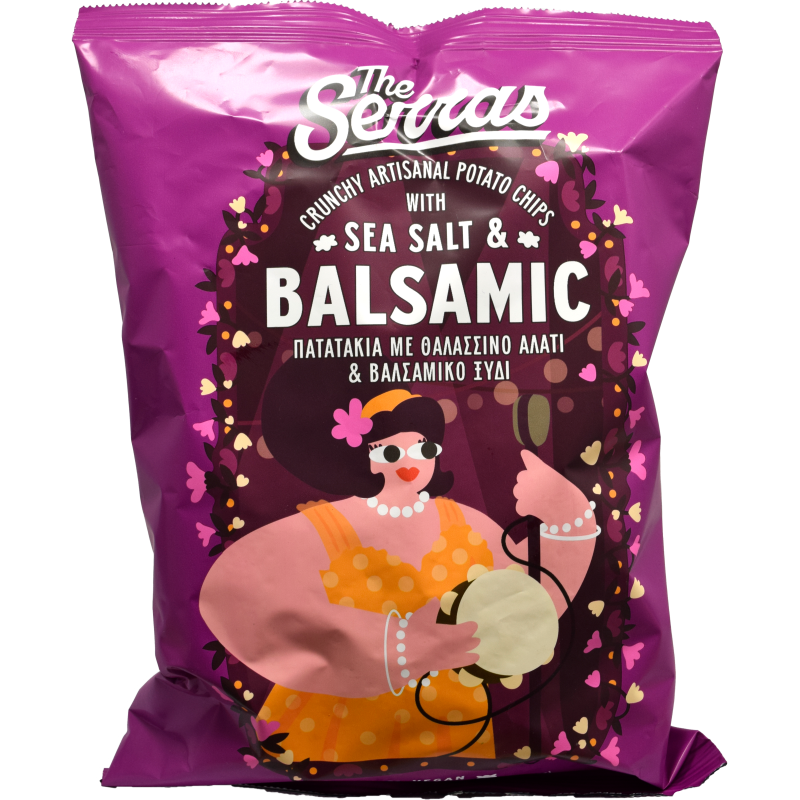 - The Serras - Seasalt Balsamico Crunchy Chips 120 gram
