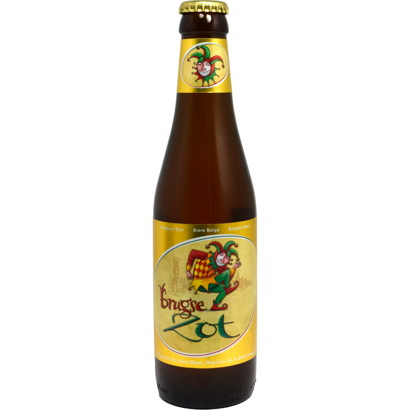 - De Halve Maan - Brugse Zot Blond 330ml 6%