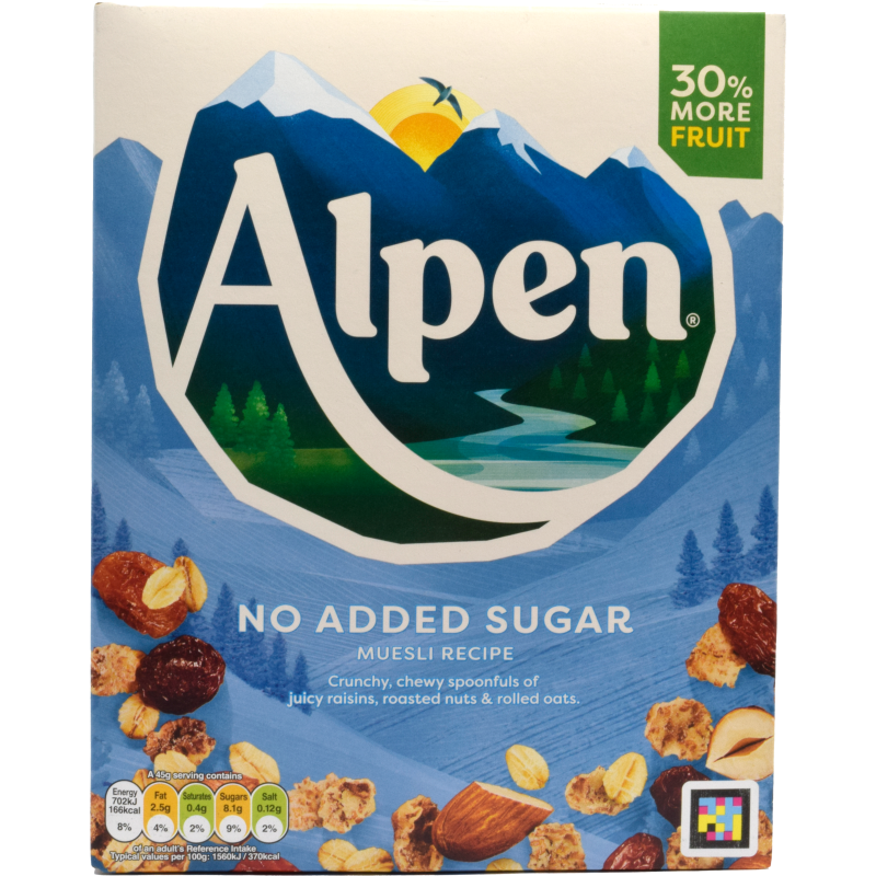 - Alpen - Muesli Zonder Suiker 550 gr