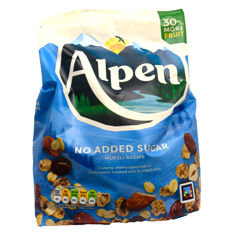 - Alpen - Muesli Zonder Suiker 950gr
