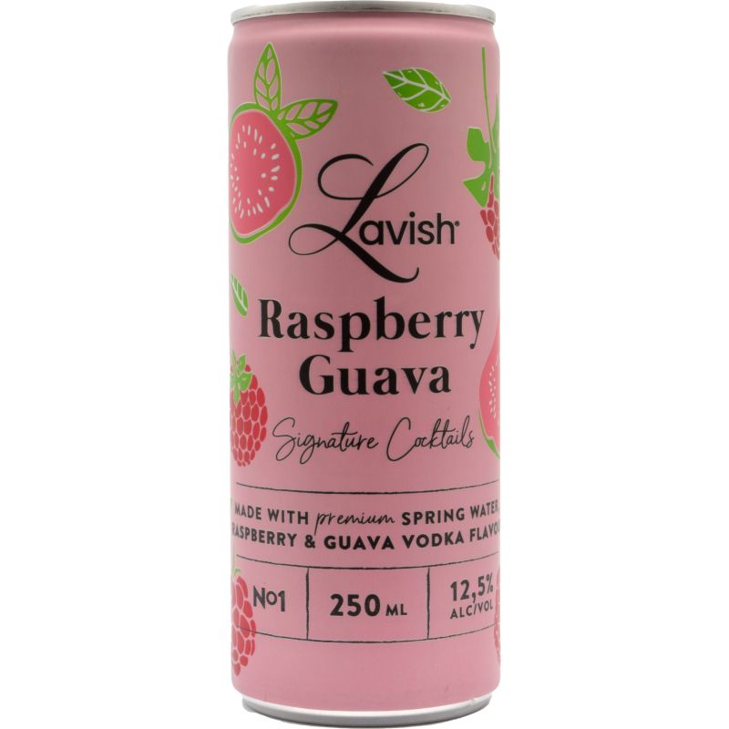 - Lavish - Raspberry Guava Signature Cocktail 250ml 12.5%