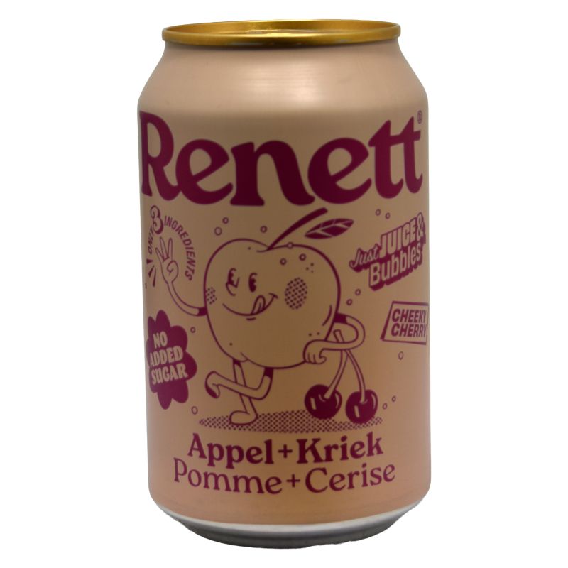 - Renett - Appel Kriek Just Juice & Bubbles Blik 330ml