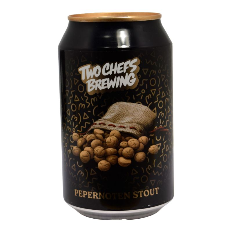 - Two Chefs - Pepernoten Stout 6% Blik 330ml