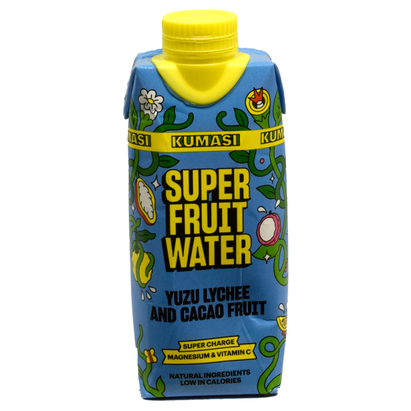 - Kumasi - Super Fruit Water Yuzu Lychee And Cacao Fruit 330ml