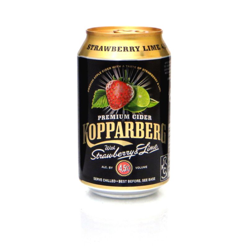 - Kopparberg - Strawberry & Lime Cider Blik 330ml