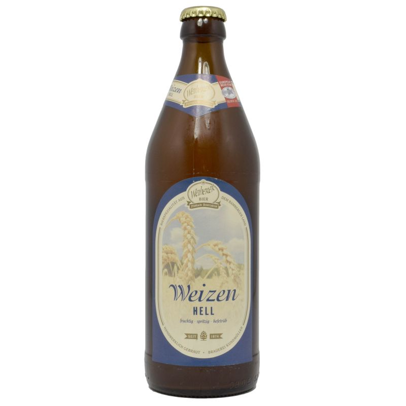 - Weiherer- Weizen Hell 500ml 5.2%
