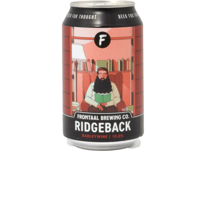 - Frontaal - Ridgeback Barleywine Blik 330ml 10%