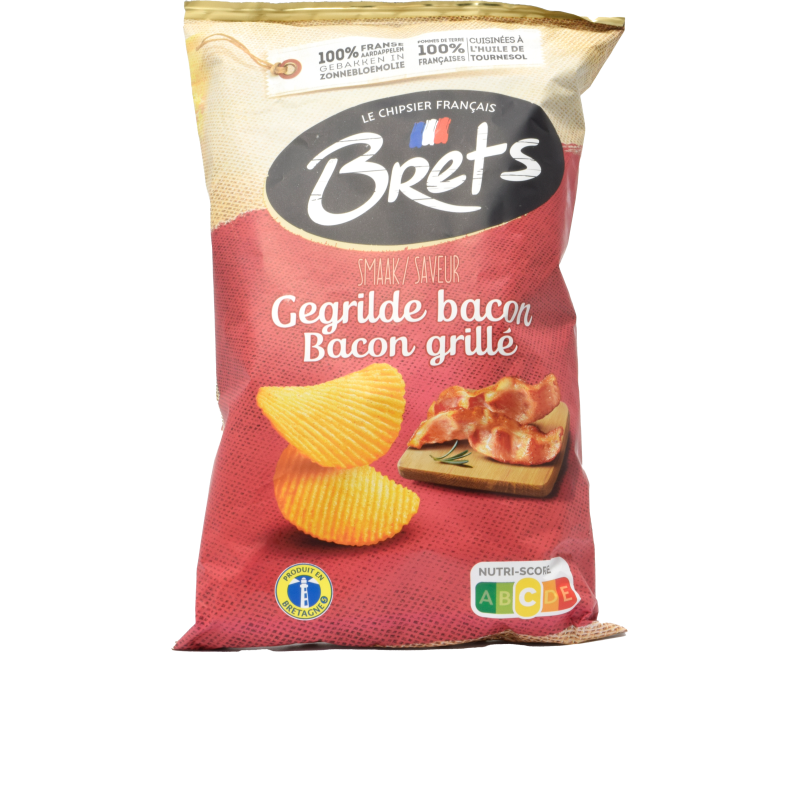 - Brets - Gegrilde Bacon Chips 125g