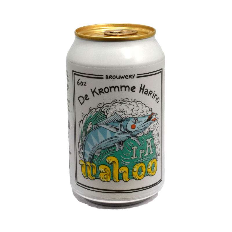 - De Kromme Haring - Wahoo IPA 6% Blik