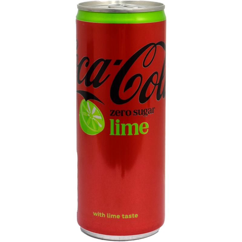 - Coca Cola - Lime Zero Blik 330ml
