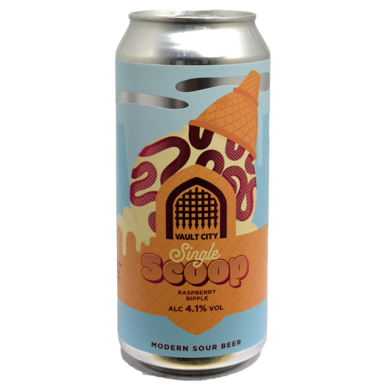 - Vault City - Single Scoop Raspberry Ripple Sour Blik 440ml 4.1%