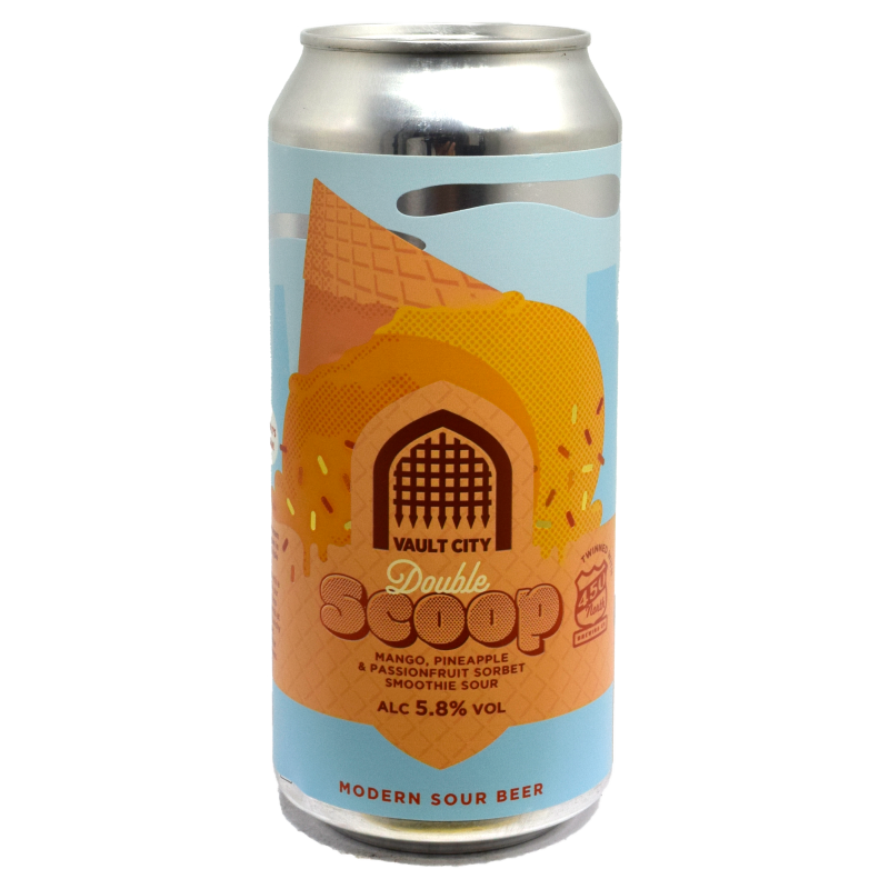 - Vault City - Double Scoop Mango Pineapple Passionfruit Sorbet Smoothie Sour Blik 440ml 5.8%