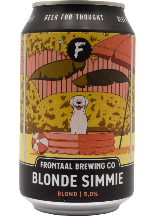 - Frontaal - Blonde Simmie Blond 5% Blik 330ml