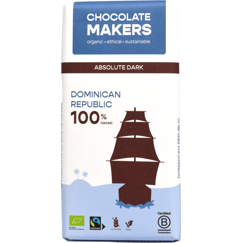 - Chocolate Makers - Absolute Dark Dominican Republic 100% 80g