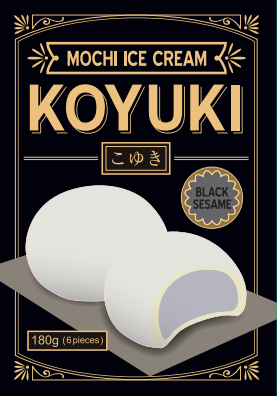 - Koyuki - Mochi Ice Black Sesame 6st