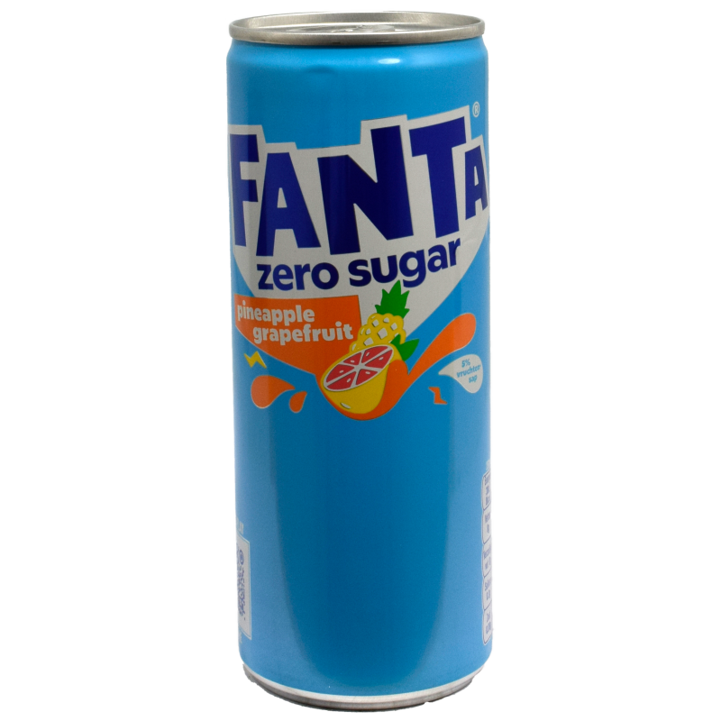 - Fanta - Pineapple Grapefruit Soda Blik 250ml